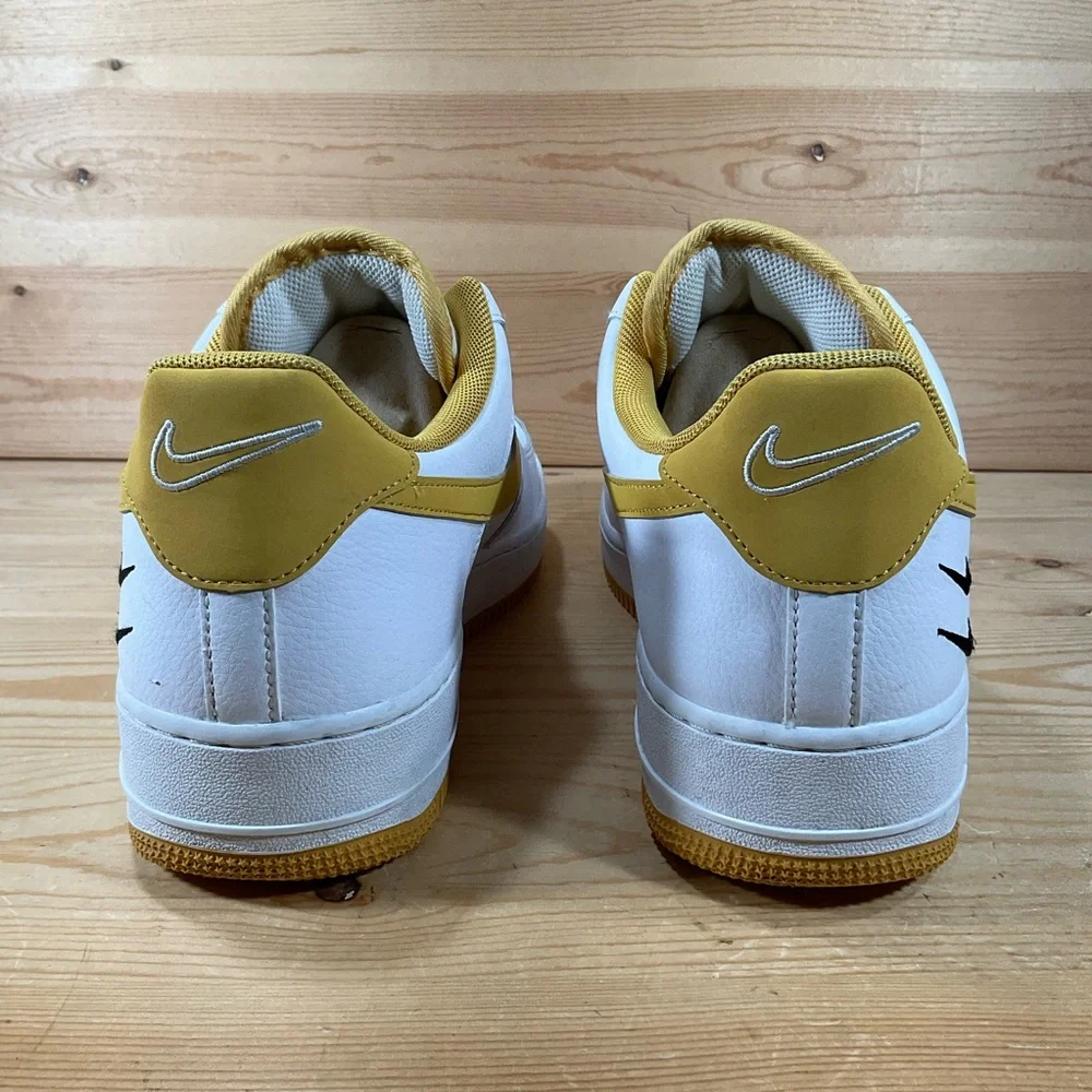 Nike Air Force 1 '07 LV8 Double Swoosh Men’s 12 White Light Ginger CT2300-100